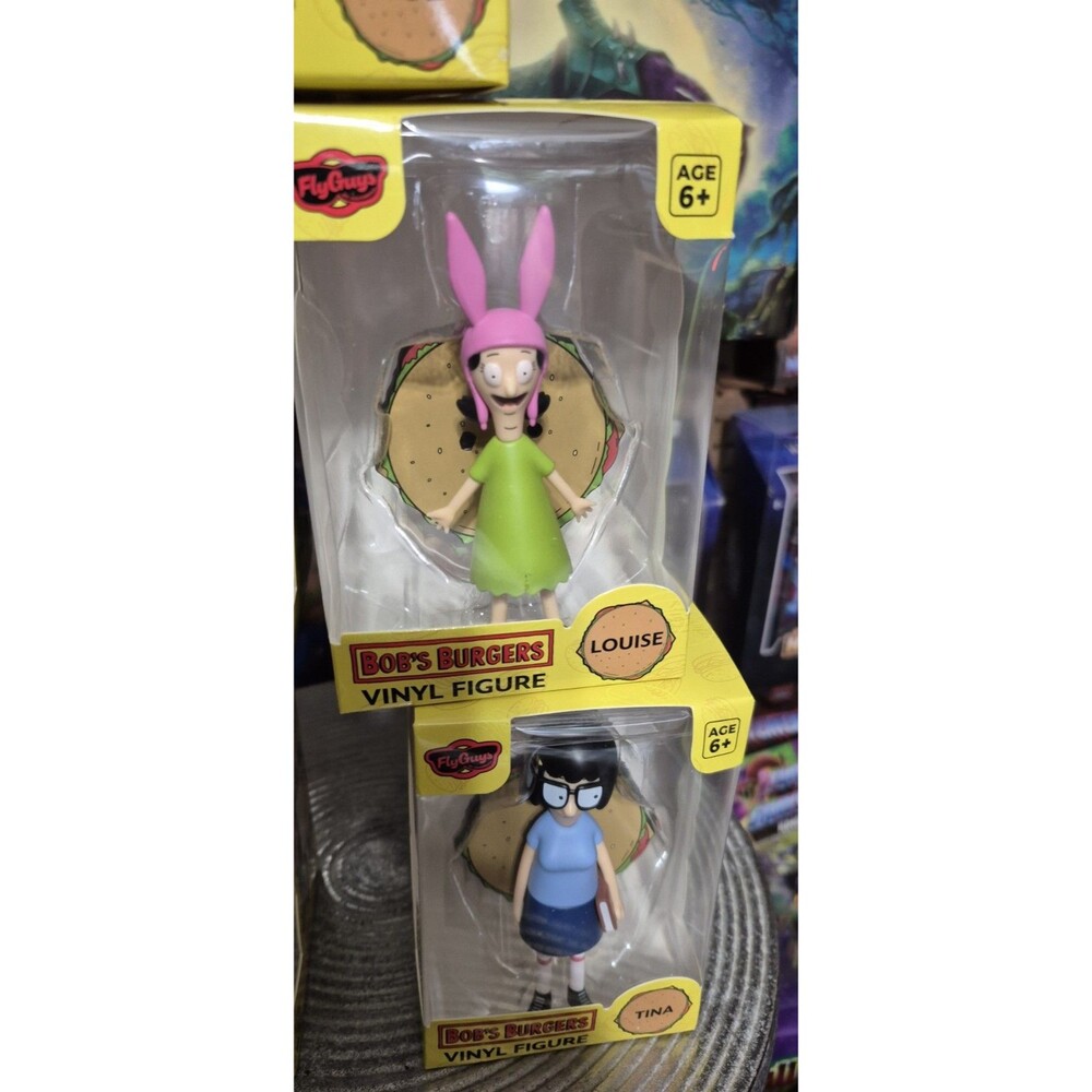 Bob's Burgers CultureFly Vinyl Figure Full Set (Bob Linda Louise Gene Tina) - Picture 4 of 14